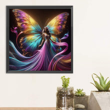 Load image into Gallery viewer, Diamond Painting - Full Round - Butterfly fairy (30*30CM)
