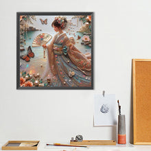 Load image into Gallery viewer, Diamond Painting - Full Round - Japanese beauty (40*40CM)
