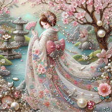 Load image into Gallery viewer, Diamond Painting - Full Round - Japanese beauty (40*40CM)

