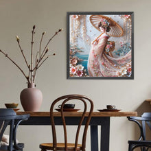 Load image into Gallery viewer, Diamond Painting - Full Round - Japanese beauty (40*40CM)
