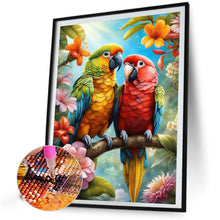 Load image into Gallery viewer, AB Diamond Painting - Full Square - Pair of parrots (40*60CM)
