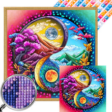 Load image into Gallery viewer, AB Diamond Painting - Full Square - Landscape Bagua map (45*45CM)
