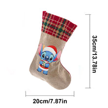 Load image into Gallery viewer, Linen Diamond Painting Xmas Stocking Decor 5D Rhinestone Xmas Socks for Kid Gift
