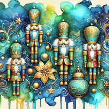 Load image into Gallery viewer, Diamond Painting - Full Round - Christmas nutcracker (40*40CM)
