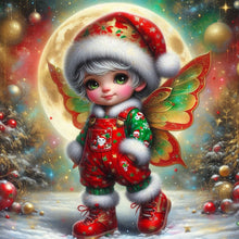 Load image into Gallery viewer, Diamond Painting - Full Round - Christmas butterfly boy (40*40CM)
