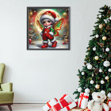 Load image into Gallery viewer, Diamond Painting - Full Round - Christmas butterfly boy (40*40CM)
