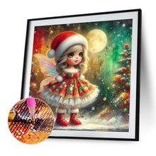 Load image into Gallery viewer, Diamond Painting - Full Round - Christmas butterfly girl (40*40CM)
