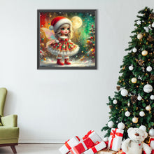 Load image into Gallery viewer, Diamond Painting - Full Round - Christmas butterfly girl (40*40CM)
