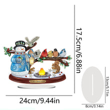 Load image into Gallery viewer, Acrylic Special Shaped Christmas Theme Desktop Diamond Art Kits for Home Office
