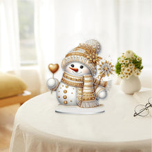 Load image into Gallery viewer, Acrylic Special Shaped Christmas Theme Desktop Diamond Art Kits for Home Office
