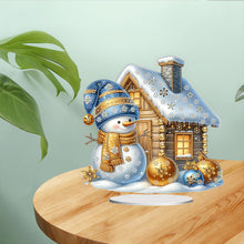 Load image into Gallery viewer, Acrylic Special Shaped Christmas Theme Desktop Diamond Art Kits for Home Office
