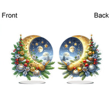 Load image into Gallery viewer, Acrylic Special Shaped Christmas Theme Desktop Diamond Art Kits for Home Office
