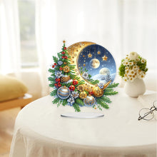 Load image into Gallery viewer, Acrylic Special Shaped Christmas Theme Desktop Diamond Art Kits for Home Office
