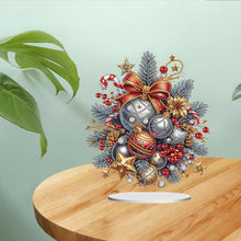 Load image into Gallery viewer, Acrylic Special Shaped Christmas Theme Desktop Diamond Art Kits for Home Office
