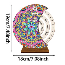 Load image into Gallery viewer, Diamond Painting Calendar Wooden Desk Calendar Christmas Gift (Mandala)
