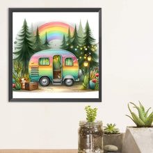 Load image into Gallery viewer, Diamond Painting - Full Round - Camping car (30*30CM)
