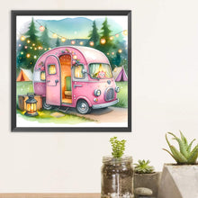 Load image into Gallery viewer, Diamond Painting - Full Round - Camping car (30*30CM)
