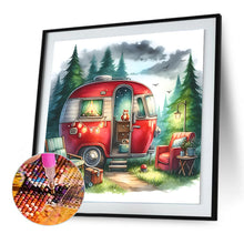 Load image into Gallery viewer, Diamond Painting - Full Round - Camping car (30*30CM)
