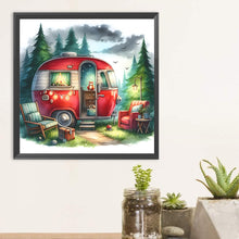Load image into Gallery viewer, Diamond Painting - Full Round - Camping car (30*30CM)
