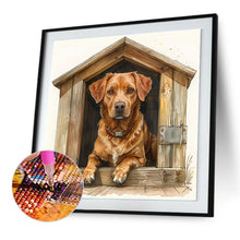 Load image into Gallery viewer, Diamond Painting - Full Round - Cute puppy (30*30CM)

