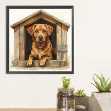 Load image into Gallery viewer, Diamond Painting - Full Round - Cute puppy (30*30CM)
