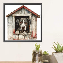 Load image into Gallery viewer, Diamond Painting - Full Round - Cute puppy (30*30CM)
