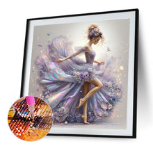 Load image into Gallery viewer, Diamond Painting - Full Round - Girl with gorgeous skirt (40*40CM)
