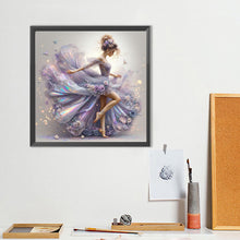 Load image into Gallery viewer, Diamond Painting - Full Round - Girl with gorgeous skirt (40*40CM)
