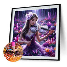 Load image into Gallery viewer, Diamond Painting - Full Round - Girl with gorgeous skirt (40*40CM)
