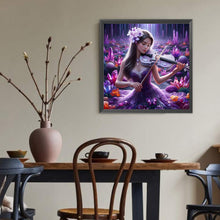 Load image into Gallery viewer, Diamond Painting - Full Round - Girl with gorgeous skirt (40*40CM)
