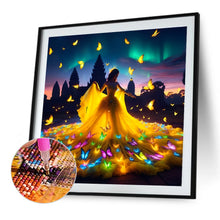 Load image into Gallery viewer, Diamond Painting - Full Round - Girl with gorgeous skirt (40*40CM)
