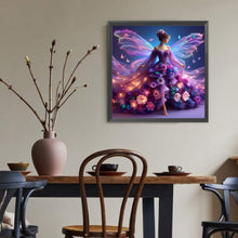 Load image into Gallery viewer, Diamond Painting - Full Round - Girl with gorgeous skirt (40*40CM)
