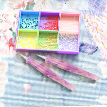 Load image into Gallery viewer, Resin 5D DIY Diamond Drill Pen with Tips Diamond Embroidery Accessories (Purple)
