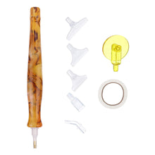 Load image into Gallery viewer, Resin 5D DIY Diamond Drill Pen with Tips Diamond Embroidery Accessories (Brown)

