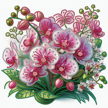 Load image into Gallery viewer, Diamond Painting - Partial Special Shaped - Beautiful flower (30*30CM)
