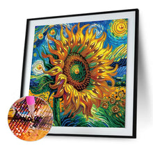 Load image into Gallery viewer, Diamond Painting - Partial Special Shaped - Beautiful flower (30*30CM)
