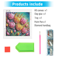 Load image into Gallery viewer, Diamond Painting - Partial Special Shaped - Beautiful flower (30*30CM)
