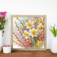Load image into Gallery viewer, Diamond Painting - Partial Special Shaped - Beautiful flower (30*30CM)
