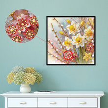Load image into Gallery viewer, Diamond Painting - Partial Special Shaped - Beautiful flower (30*30CM)
