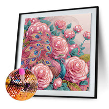 Load image into Gallery viewer, Diamond Painting - Partial Special Shaped - Beautiful flower (30*30CM)
