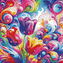 Load image into Gallery viewer, Diamond Painting - Partial Special Shaped - Beautiful flower (30*30CM)
