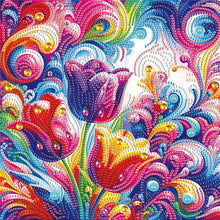 Load image into Gallery viewer, Diamond Painting - Partial Special Shaped - Beautiful flower (30*30CM)
