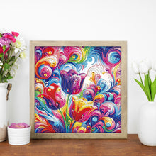 Load image into Gallery viewer, Diamond Painting - Partial Special Shaped - Beautiful flower (30*30CM)
