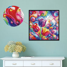 Load image into Gallery viewer, Diamond Painting - Partial Special Shaped - Beautiful flower (30*30CM)
