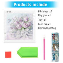 Load image into Gallery viewer, Diamond Painting - Partial Special Shaped - Beautiful flower (30*30CM)
