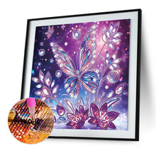 Load image into Gallery viewer, Diamond Painting - Partial Special Shaped - Dream butterfly (30*30CM)
