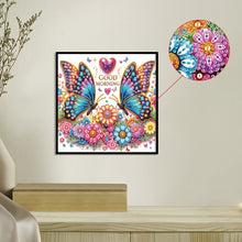 Load image into Gallery viewer, Diamond Painting - Partial Special Shaped - Dream butterfly (30*30CM)
