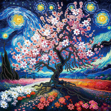 Load image into Gallery viewer, Diamond Painting - Partial Special Shaped - Wonderful tree (30*30CM)
