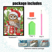 Load image into Gallery viewer, 50 Pages A5 Special Shaped Animal Mandala 5D Diamond Painting Notebook for Teens
