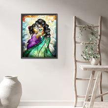 Load image into Gallery viewer, AB Diamond Painting - Full Round - Aladdin and Princess Jasmine (40*50CM)
